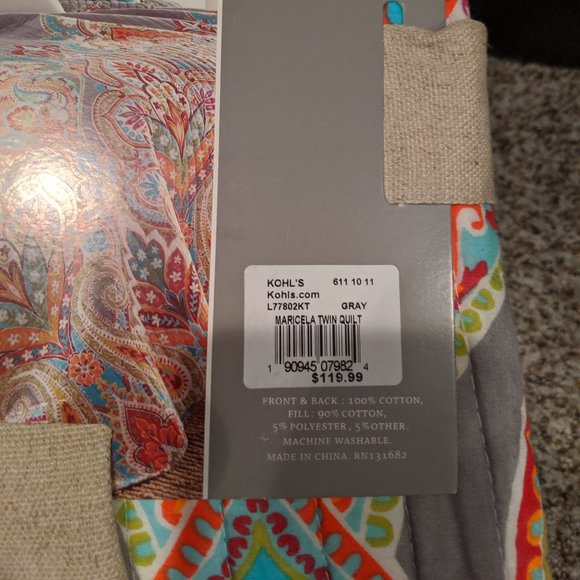 NEW Marciella Twin Quilt AND 2 Shams - Picture 5 of 6